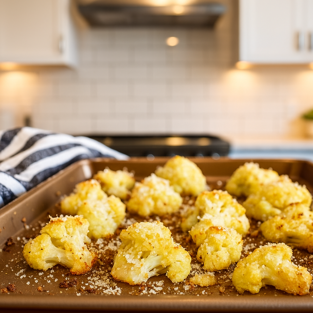 RECETA COLIFLOR CON PARMESANO