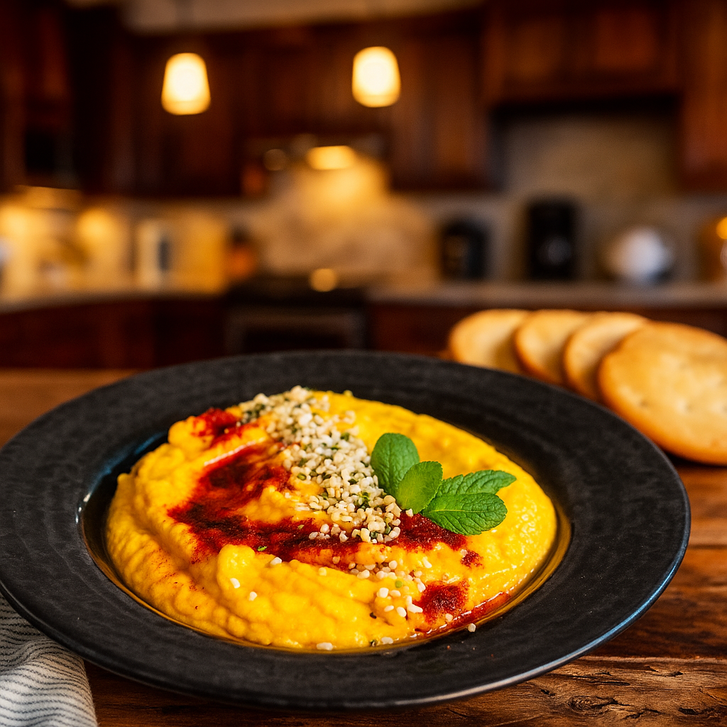 RECETA HUMMUS DE ZANAHORIA Y LENTEJAS