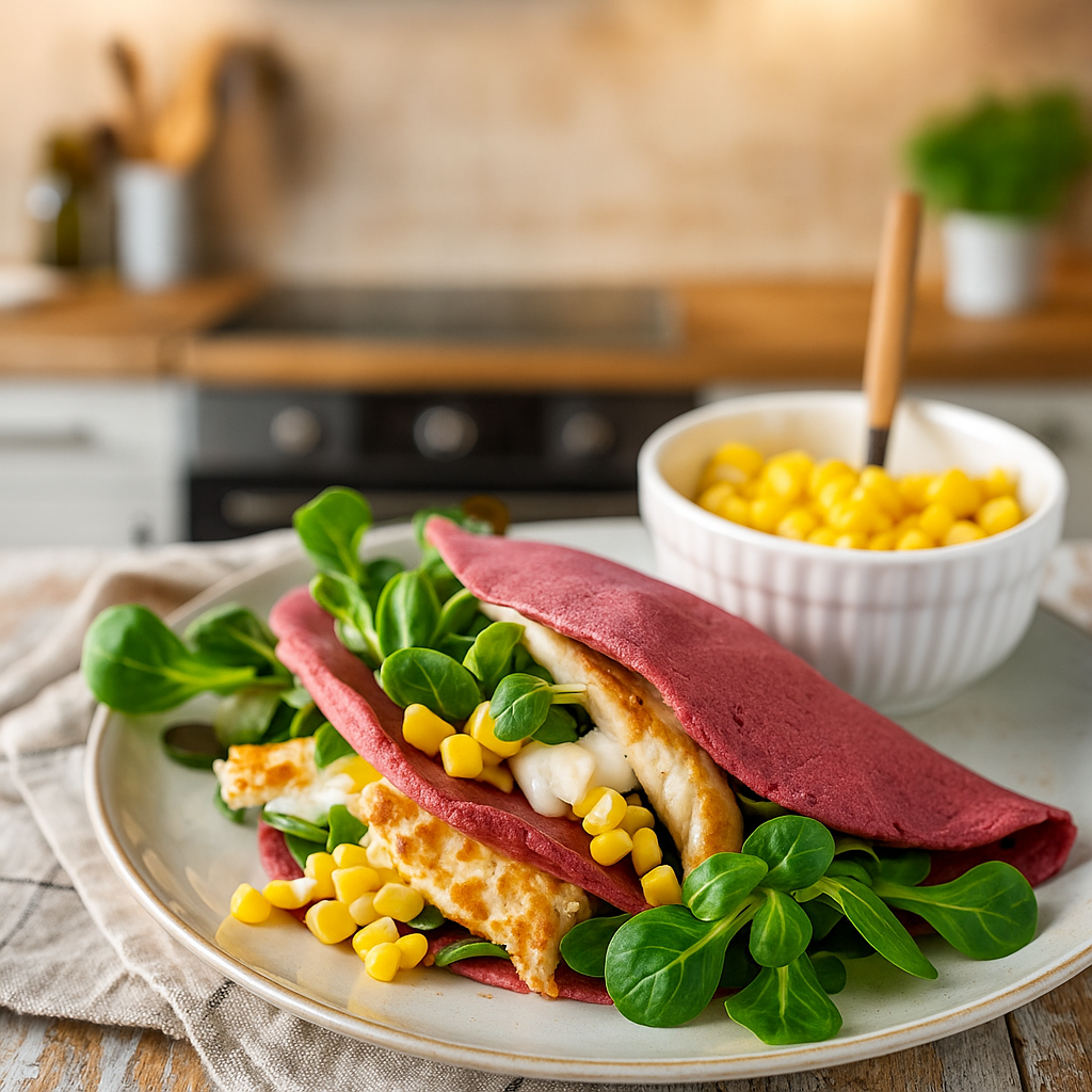RECETA CREPES VEGETARIANAS